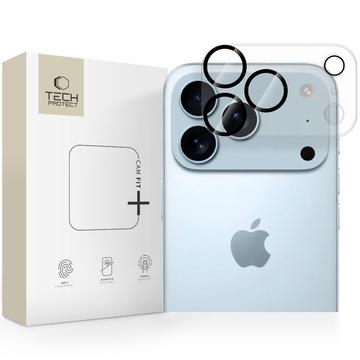 Protezione per fotocamera in vetro temperato iPhone 17 Pro Tech-Protect Cam Fit+ - Trasparente