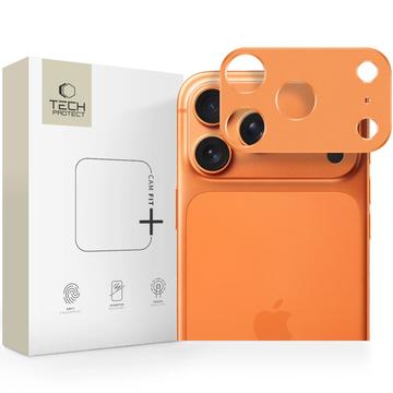 Protezione per fotocamera in alluminio iPhone 17 Pro Tech-Protect Camalloy Fit+ - Kosminen oranssi