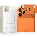 Protezione dell'obiettivo della fotocamera iPhone 17 Pro Tech-Protect Camfull Fit+ - Kosminen oranssi