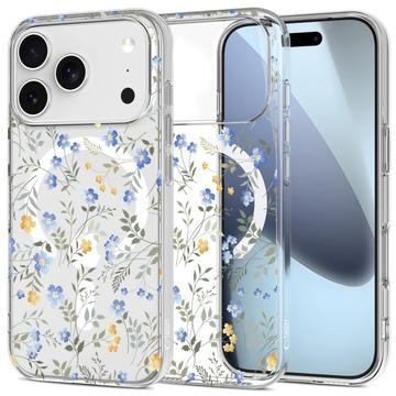 Custodia in TPU Tech-Protect FlexAir MagSafe per iPhone 17 Pro - Fiori di primavera
