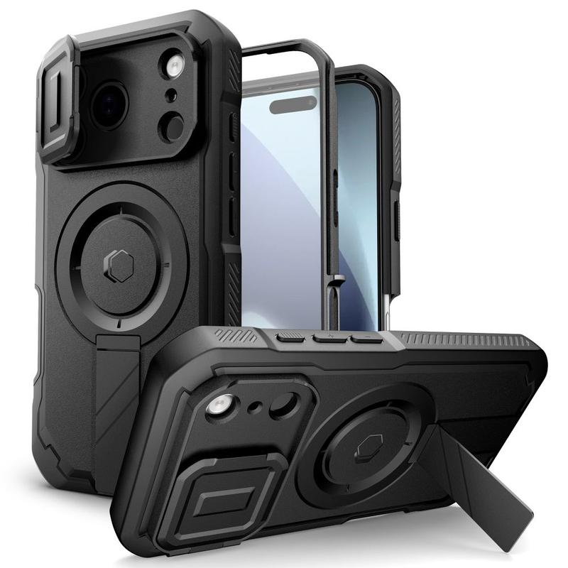 Custodia Rigida COOL Hard Case Per IPad 10.2 Pollici (2019) | Cover Protettiva Con Angoli Rinforzati, Nero - 4