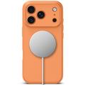 Custodia in silicone liquido iPhone 17 Pro Tech-Protect - Compatibile con MagSafe - Arancione cosmico