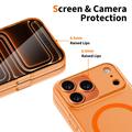 Custodia MagSafe per iPhone 17 Pro Tech-Protect MagSlim - Opaca / Arancione cosmico