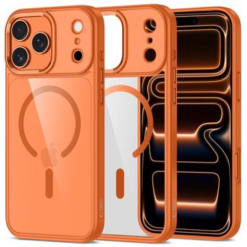 Custodia Magmat Tech-Protect per iPhone 17 Pro - Compatibile con MagSafe - Arancione / Chiara