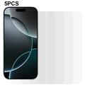 Protezione dello schermo in vetro temperato per iPhone 17 Pro - 9H - Case Friendly - 5 Pezzi.