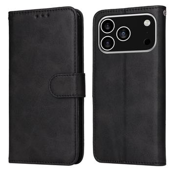 iPhone 17 Pro Custodia a portafoglio con supporto - Nera