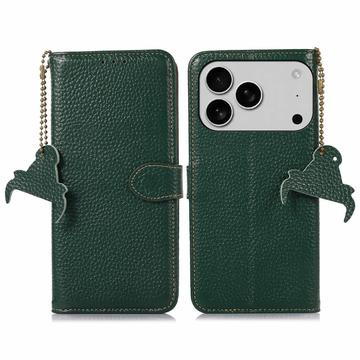 Custodia a Portafoglio in Pelle con RFID per iPhone 17 Pro