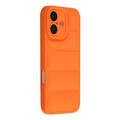 Custodia in TPU antiurto per giubbotto imbottito per iPhone 17 - Arancione