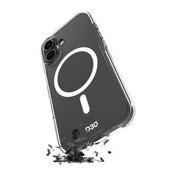 Custodia ibrida iPhone 17 Puro Impact Clear D3O - Compatibile con MagSafe - Trasparente