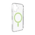 Custodia ibrida iPhone 17 Puro Lite Mag - Verde / Trasparente