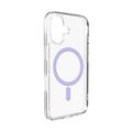 Custodia ibrida iPhone 17 Puro Lite Mag - Viola / Trasparente