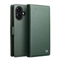 Custodia in pelle con portafoglio staccabile 2-in-1 iPhone 17 Qialino - Compatibile con MagSafe - Verde