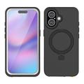 Custodia impermeabile per iPhone 17 Redpepper IP68 MagSafe con supporto - Nera