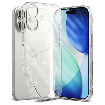 Custodia in TPU Ringke Air Glitter per iPhone 17 - Trasparente