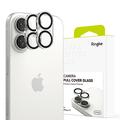 Protezione dell'obiettivo della fotocamera con copertura completa iPhone 17 Ringke - 2 pz. - Nero / trasparente