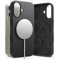 Custodia MagSafe in silicone liquido Ringke per iPhone 17 - Nera