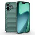 Cover in TPU Rugged per iPhone 17 - Verde