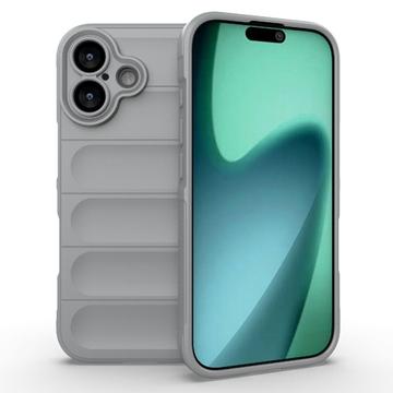 Cover in TPU Rugged per iPhone 17 - Grigio Chiaro