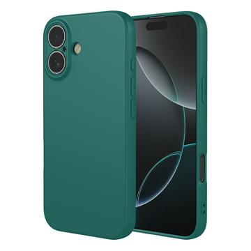 Custodia in silicone antiurto per iPhone 17 - Verde nerastro