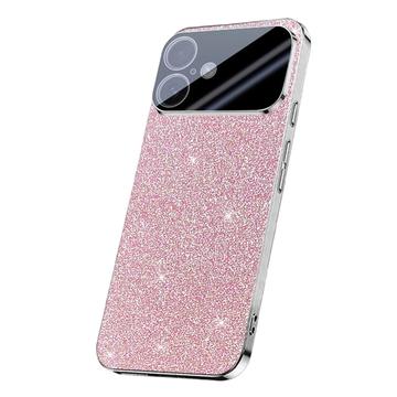 Custodia ibrida con glitter scintillanti per iPhone 17 - Rosa
