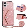 Custodia con Portacarte Stardust per iPhone 17 - Rosa