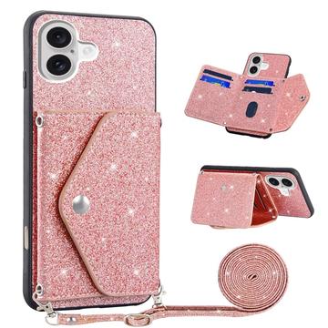 Custodia con Portacarte Stardust per iPhone 17 - Rosa