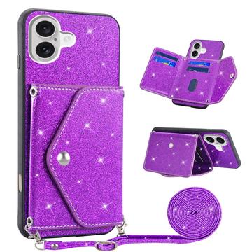 Custodia con Portacarte Stardust per iPhone 17 - Viola