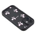 Custodia antiurto in TPU per iPhone 17 con bordi rialzati - Nera / Arco