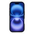 Custodia antiurto in TPU per iPhone 17 con bordi rialzati - Nero / Ciliegie