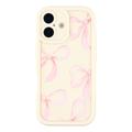 Custodia antiurto in TPU per iPhone 17 con bordi rialzati - Bianca / Grande fiocco