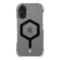 Custodia Tactical MagForce Hexagon per iPhone 17 - Compatibile con MagSafe - Nera / Trasparente