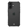 Custodia Tactical Quantum Stealth per iPhone 17 con angoli rinforzati - trasparente / nera