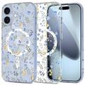 Custodia in TPU Tech-Protect FlexAir MagSafe per iPhone 17 - Fiori di primavera