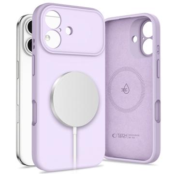 Custodia in silicone liquido iPhone 17 Tech-Protect - Compatibile con MagSafe - Malva