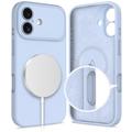 Custodia in silicone liquido iPhone 17 Tech-Protect - Compatibile con MagSafe - Nebbia blu