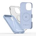 Custodia in silicone liquido iPhone 17 Tech-Protect - Compatibile con MagSafe - Nebbia blu