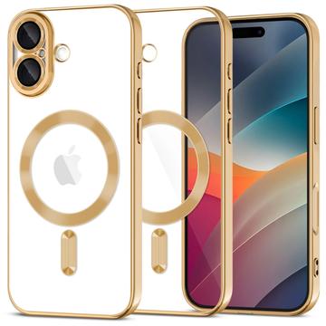Custodia MagFlex per iPhone 17 Tech-Protect - Compatibile con MagSafe - Trasparente / Color Oro