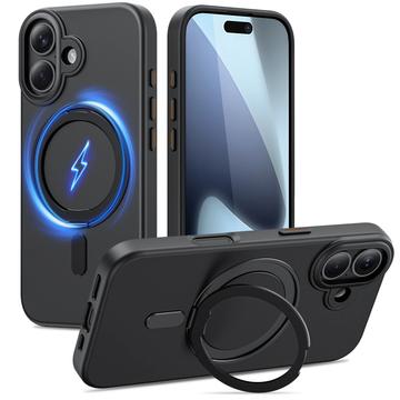 Custodia MagSafe Tech-Protect MagRing per iPhone 17 - Nero opaco
