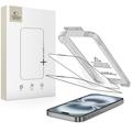 Protezione dello schermo in vetro temperato iPhone 17 Tech-Protect Quick Set+ 2-Pack - Trasparente