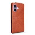 iPhone 17 Custodia verticale con supporto - Marrone