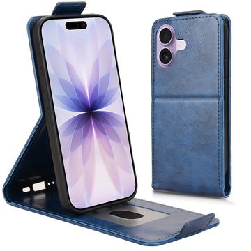 iPhone 17 Custodia verticale con supporto - Blu scuro