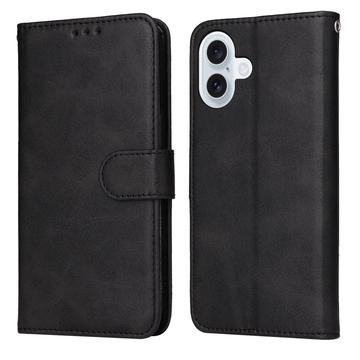 iPhone 17 Custodia a portafoglio con supporto - Nera
