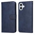 iPhone 17 Custodia a portafoglio con supporto - Blu