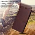 iPhone 17 Custodia a portafoglio con supporto - Marrone