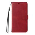 iPhone 17 Custodia a portafoglio con supporto - Rossa