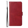 iPhone 17 Custodia a portafoglio con supporto - Rossa