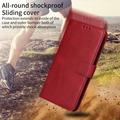 iPhone 17 Custodia a portafoglio con supporto - Rossa