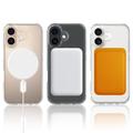 Custodia Ibrida per iPhone 18 - compatibile con MagSafe - Trasparente