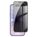Proteggi Schermo in Vetro Temperato a Copertura Totale Privacy per iPhone 18 - Bordo Nero