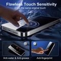 Proteggi Schermo in Vetro Temperato a Copertura Totale Privacy per iPhone 18 - Bordo Nero